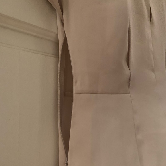 Reiss Light Pink Silk Peplum Blouse - Picture 5 of 5